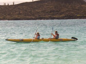 Celeste and Jim on Kayak