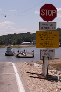 Kampsville, Illinois ferry