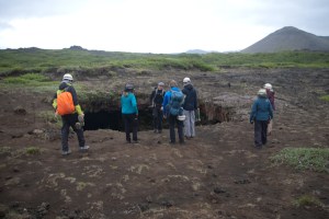 Entrance to the ice cave