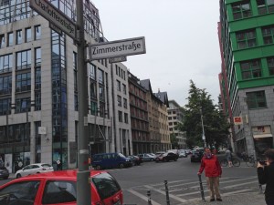 Jim at Charlottenstraße and Zimmerstraße, 2015