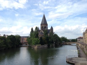 The Moselle River at Metz