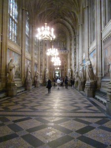 Entrance hall en route to Parliament