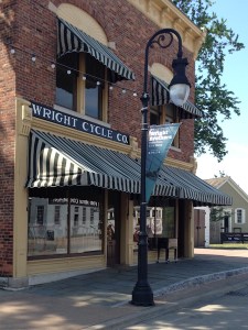 The Wright Brothers' bicycle shop